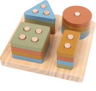 2Kids Toys Colourful Shape Sorter attīstošs šķirošanas kubs 12m+ 17 gab.