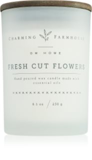 DW Home Charming Farmhouse Fresh Cut Flowers vela perfumada