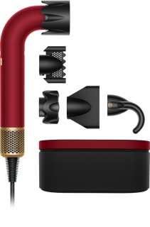Dyson Supersonic r HD17 T1/T2 Red Velvet/Gold secador de cabelo iónico Straight + Wavy 1 un.