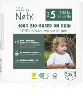 ECO by Naty Nappies Junior Size 5 jednorazové EKO plienky 11-25 kg 22 ks