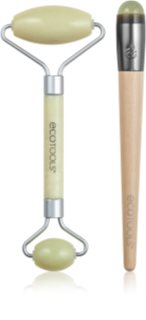 EcoTools Jade Duo massage roller for face and massage tool for the eye area 1 pc