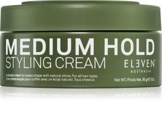 Eleven Australia Medium Hold crème coiffante pour une fixation naturelle 85 g