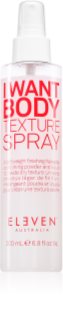 Eleven Australia I Want Body Texture Spray spray pour le volume des cheveux pour cheveux doux 200 ml