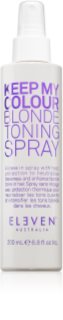 Eleven Australia Keep My Colour Blonde Toning Spray spray con color protector de calor para el cabello 200 ml
