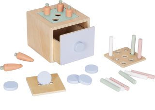eliNeli Educational Box 3 in 1 legetøjssæt af træ 1 stk.