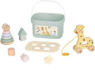 eliNeli ZOO 4 in 1 rotaļlietu komplekts koka 1 gab.