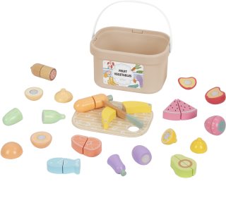 eliNeli Fruit Vegetables toy set wooden 1 pc