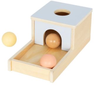 eliNeli Wooden Box With Balls Activity Spielzeug aus Holz 1 St.