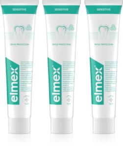 Elmex Sensitive pâte pour dents sensibles 3x75 ml