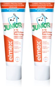Elmex Junior 6-12 Years toothpaste for children 2 x 75 ml