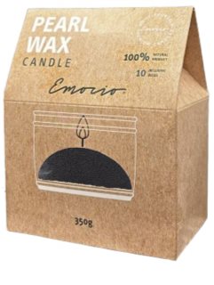Emocio Pearl wax Black candle 350 g