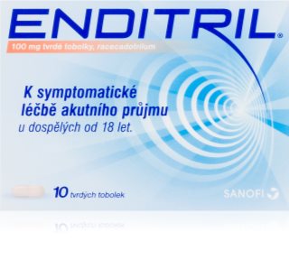 Enditril Enditril 100mg tvrdé tobolky k léčbě průjmu 10 tbl