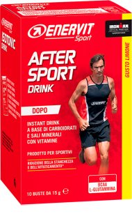 ENERVIT After Sport Drink podpora sportovního výkonu a regenerace příchuť Lemon 10x15 g