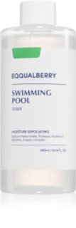 EQQUALBERRY Swimming Pool Toner Fugtende toner med en eksfolierende virkning