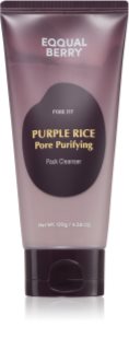 EQQUALBERRY Purple Rice Pore Purifying Pack Cleanser Tiefenreinigungsschaum mit Peeling-Effekt 130 g