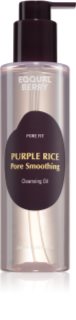 EQQUALBERRY Purple Rice Pore Smoothing Cleansing Oil λάδι για βαθύ καθαρισμό για λιπαρή και προβληματική επιδερμίδα 200 ml