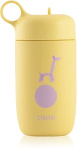 Equa Kids nerūdijančio plieno butelis vandeniui vaikams Giraffe 400 ml