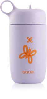 Equa Kids nerūdijančio plieno butelis vandeniui vaikams Butterfly 400 ml