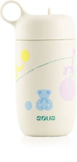 Equa Kids nerūsošā tērauda ūdens pudele bērniem Bounce Yard 400 ml
