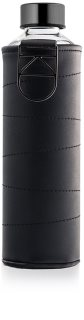 Equa Mismatch sticlă pentru apă + husă din piele artificială culoare Graphite 750 ml
