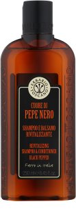 Erbario Toscano Cuore di Pepe Nero šampon a kondicionér 2 v 1 pro muže 250 ml