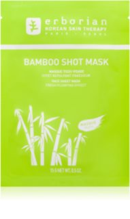 Erborian Bamboo Máscara em folha com efeito nutritivo com efeito hidratante 15 g