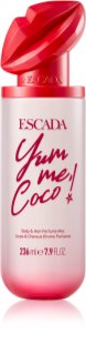Escada Yum Me! Coco Body & Hair Mist névoa perfumada para corpo e cabelo para mulheres