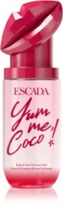 Escada Yum Me! Coco Body & Hair Mist névoa perfumada para corpo e cabelo para mulheres