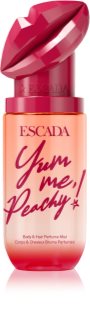Escada Yum Me! Peachy Body & Hair Mist névoa perfumada para corpo e cabelo para mulheres