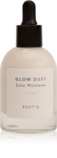 Esotiq Glow Dust Julia Wieniawa olejek do ciała z brokatem odcień Silver 50 ml