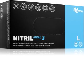 Espeon Nitril Ideal3 Examination Gloves Blue gants de protection jetables en nitrile non poudrés