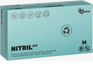 Espeon Nitril BIO Green nitrile powder-free gloves size M 2x50 pc