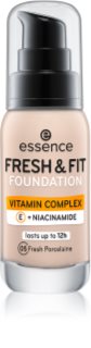 essence Fresh & Fit fond de teint liquide teinte 05 Fresh Porcelaine 30 ml