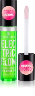 essence Electric Glow olio per labbra e guance 4,4 ml