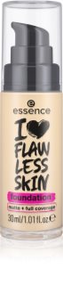 essence I LOVE FLAWLESS SKIN fond de teint couvrant effet mat teinte 20 - Medium Porcelain 30 ml