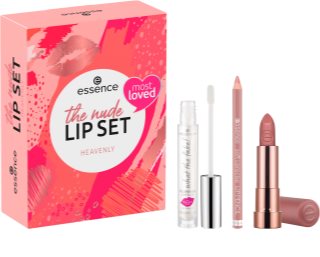 essence The Nude Lip Set gift set for lips Heavenly