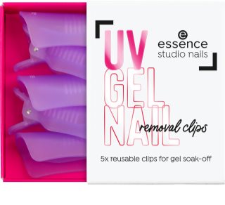 essence studio nails UV GEL NAIL klipsz a géllakk leoldásához 5 db