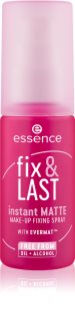 essence Fix & LAST MATTE matinio efekto purškiamasis makiažo fiksatorius 50 ml