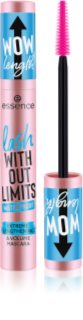 essence lash WITHOUT LIMITS WATERPROOF objemová a predlžujúca riasenka vodeodolná odtieň 03 Black Waterproof 13 ml
