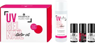 essence studio nails UV GEL NAIL nail polish set Verwendung mit einer UV/LED-Lampe 4 St.