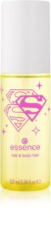 essence Superman Atsvaidzinošs izsmidzināms līdzeklis ķermenim un matiem 100 ml