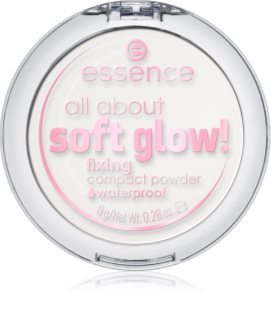 essence All About Soft Glow! Fiksācijas pūderis ar izgaismojošu efektu 8 g