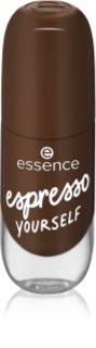 essence Gel Nail Colour βερνίκι νυχιών απόχρωση 86 espresso YOURSELF 8 ml