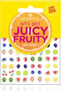 essence let's get JUICY FRUITY nálepky na nehty 56 ks
