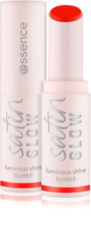 essence satin GLOW krämigt läppstift med satinfinish Skugga 07 Coral It A Day 3.5 g