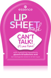 essence LIP SHEET Arkmask för läppar 01 CAN`T TALK! 1 st.