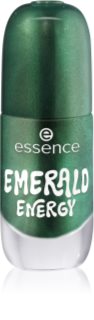 essence Gel Nail Polish гелевий лак для нігтів відтінок 13 EMERALD ENERGY 8 мл