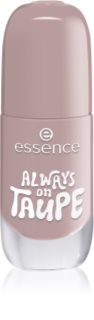 essence Gel Nail Polish gelinis nagų lakas atspalvis 37 ALWAYS on TAUPE 8 ml