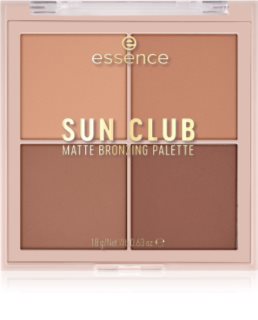 essence Sun Club bronzující paletka s matným efektem Better Than Vacation Tan 18 g
