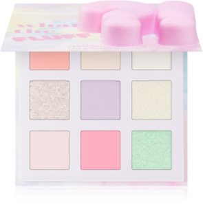 essence WHAT THE FLUFF?! Palett för ögonskugga Skugga 01 Cotton Candy Skies 11.6 g